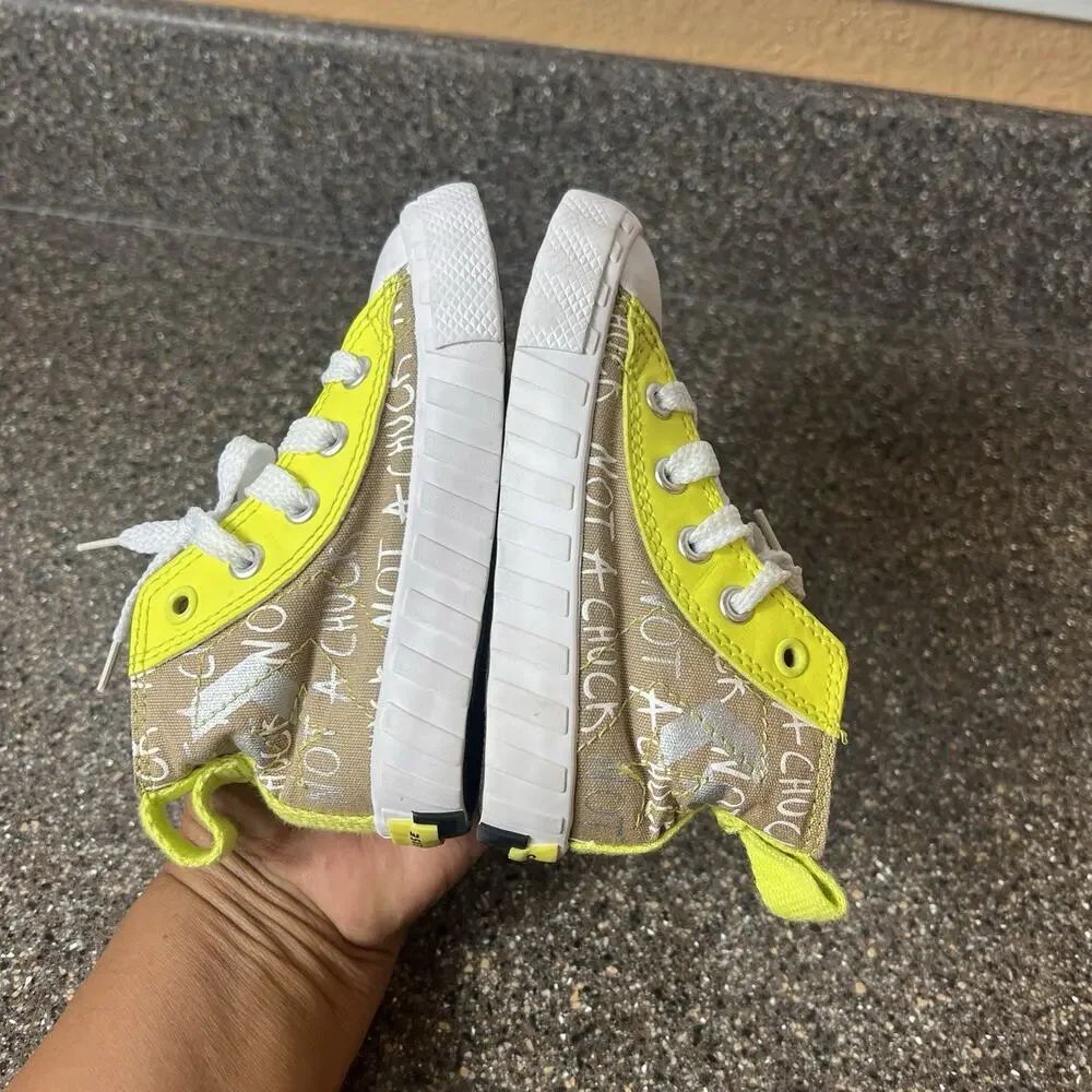 Converse All Star Kids Infant Sz 6 UNTITL3D Canvas Sneaker Lace Up High Top Shoe